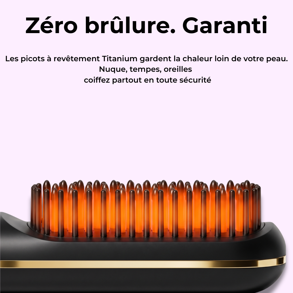 HAALO — La PREMIÈRE Brosse Coiffante pour Cheveux Courts